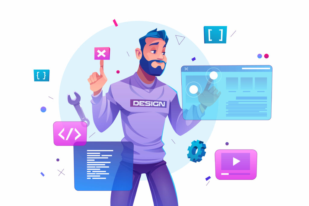 web designer marketing websites