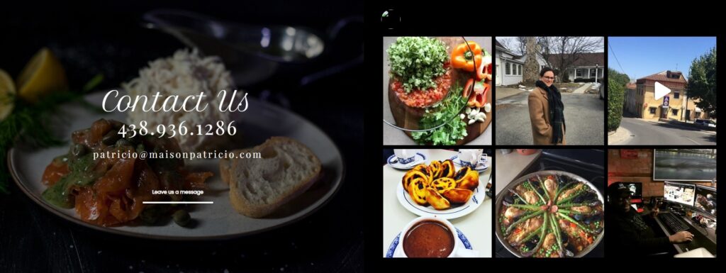 restaurant website design